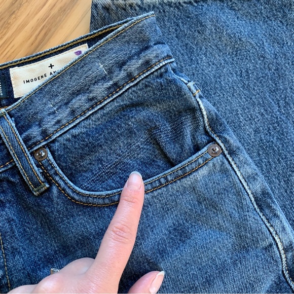 Imogene And Willie Jeans Harper Vidalia Mills Selvedge Button Fly Size 26 x 31 - Picture 7 of 13